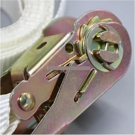 Lashing Strap with Ratchet 1000kg(2200lbs) Tensile Force Cargo Tie Down Strap Heavy Duty Roof Rack Strap 24610M(10M)