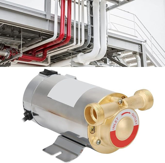 WG-100 Booster Pump, Small Automatic Water Pressure Booster Pump, Power Water Pumps, Used in Shower Room or Garden, 100W(US Plug 110V)