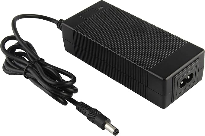 48v Battery Charger 54.6V 48Volt Power Supply Adapter Charger for Rad Battery 48 Volt DC 5.5 Round 13S Lithium Replacement Charge