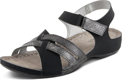 Flexus Women's ALVINA Active Quarter Strap Sandal