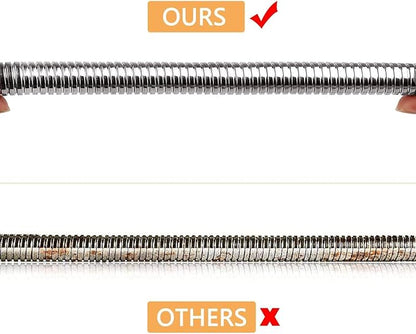 KWODE Pre-rinse Sprayer Hose Replacement Kit for Commercial Kitchen Sink Faucet, 44” Length Stainless Commercial Dish Spray Hose Parts