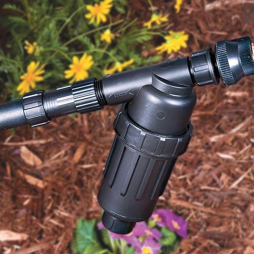 Drip Irrigation Y Filter 155 Mesh 1" Plastic Screen Filter - (1" Pipe Thread With Flush Cap)