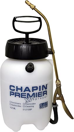 Chapin 21210XP Premire Pro XP Poly Sprayer for Fertilizer, Herbicides, 1-Gallon, Translucent White