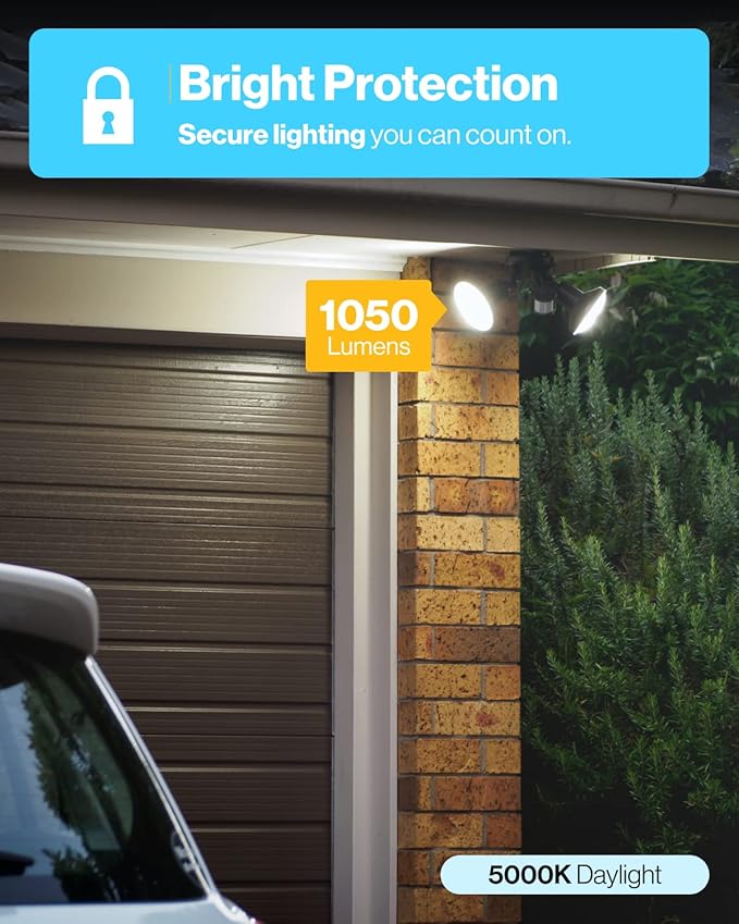 Sunco Outdoor Flood Light Bulb LED PAR38, Exterior Spotlight Bulbs, Weatherproof, 1050 LM, 13W (100W Equivalent), 5000K Daylight, Wet Rated, Dimmable, E26 Base UL 2 Pack
