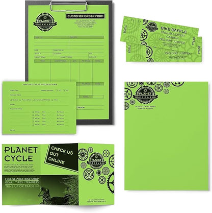Neenah Astrobrights Premium Color Paper, 24 lb, 8.5 x 11 Inches, 500 Sheets, Martian Green (WAU21801)