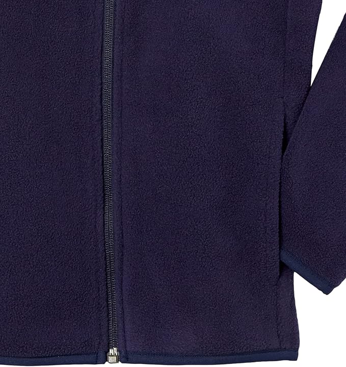 Essentials Boys and Toddlers' Polar Fleece Full-Zip Mock Jacket