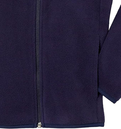 Essentials Boys and Toddlers' Polar Fleece Full-Zip Mock Jacket
