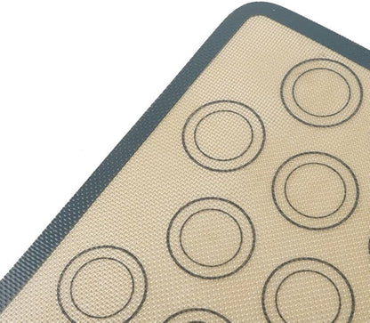 Silicone Baking Mat, Reusable Food Baking mats Non-Stick Reusable Pizza Bakeware Mat for Making Macaroon, Pizza, Cookie, Pastry, Bread, Bun, 42  29.5cm16.54  11.61 in