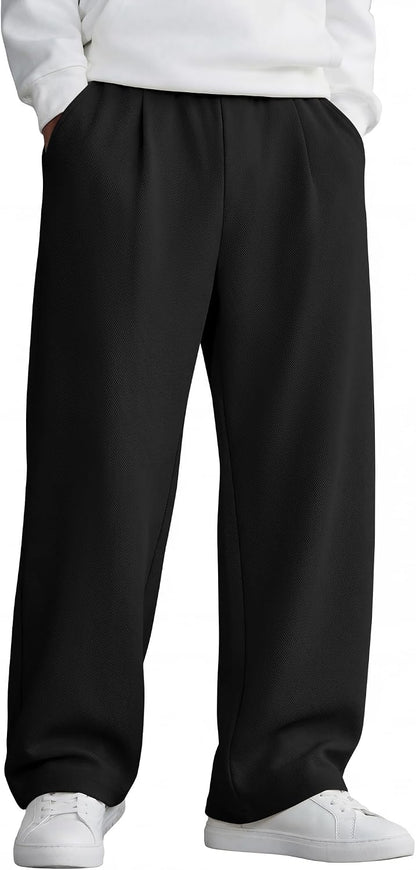 COOFANDY Mens Casual Sweatpants Open Bottom Lounge Pants Lightweight Baggy Workout Yoga Track Pants.