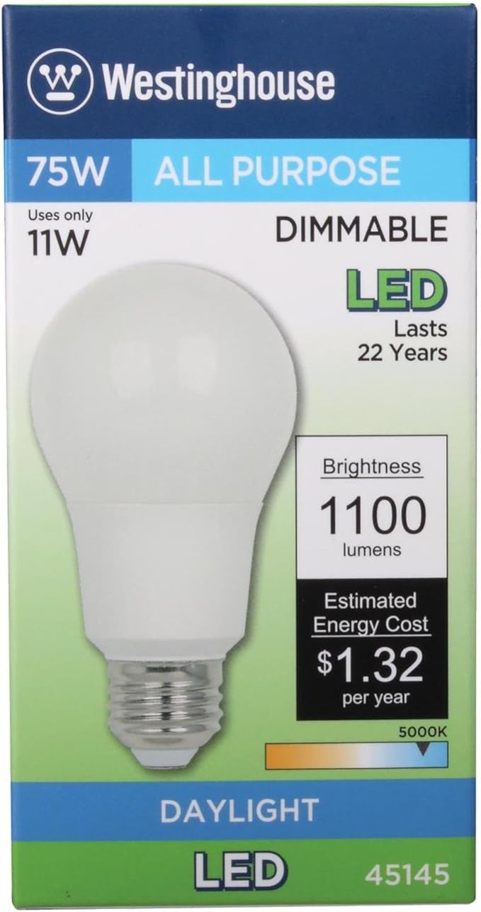 Westinghouse 4514500 Light Bulb, Single Pack