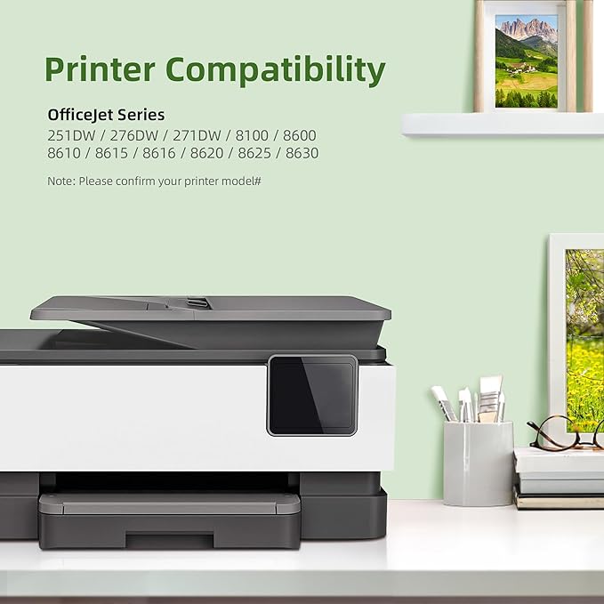950XL Black Ink Cartridges Compatible for HP 950 951 XL 950XL 951XL Ink Cartridges (2 Black)