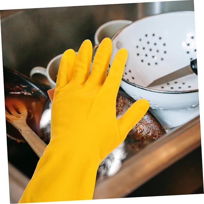 Rubber Cleaning Washing for Dishes Kitchen Heavy Duty Dishwashing Cleaning Dishwashing (Medium)