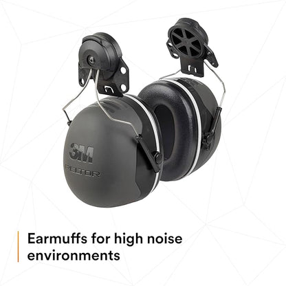 3M PELTOR Ear Muff Hearing Protection, X5 Series, Noise Protection NRR 21 dB, Construction, Manufacturing, Automotive