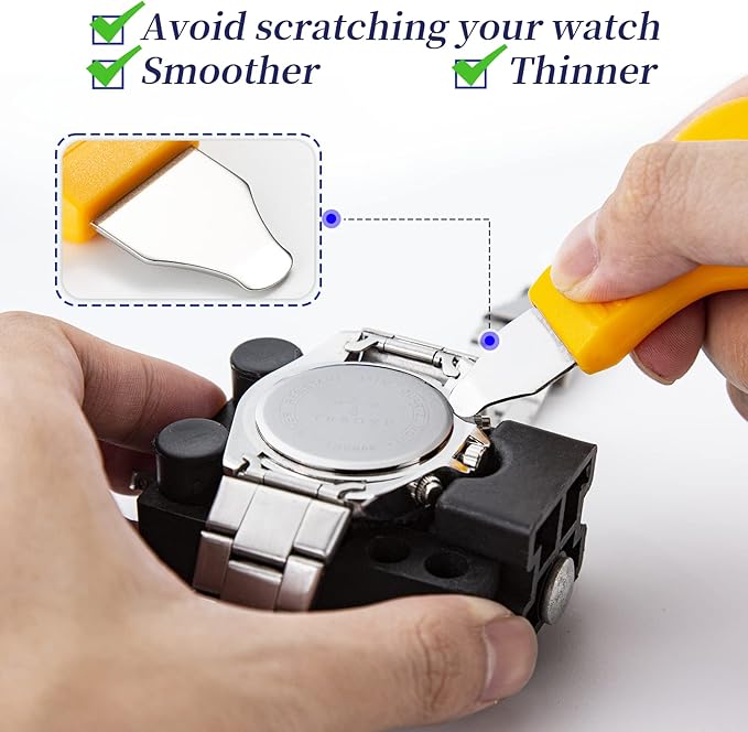 Eventronic Watch Repair Kit, Professional Watch Battery Replacement Tool, Watch Link  Back Removal Tool, Spring Bar Tool Set with Carrying Case for Men Women