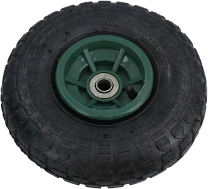 10 Inch Pneumatic Wheel For Sack Truck Carts Wheelbarrows 16mm Bore 2pc