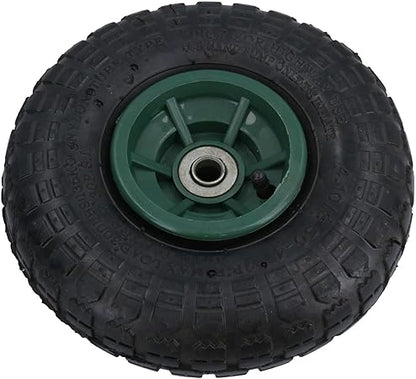 10 Inch Pneumatic Wheel For Sack Truck Carts Wheelbarrows 16mm Bore 1pc