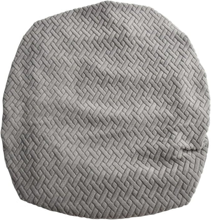Elastic Fabric Chair Cover for Home (Medium Grey)