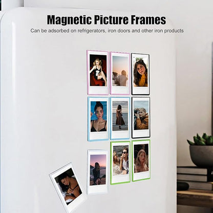 Magnetic Picture Holder 5PCS Magnetic Picture Frames PP 3 Inch Photo Sleeve Picture Holder for Home Refrigerator Decor for 2.2x3.3in Photos