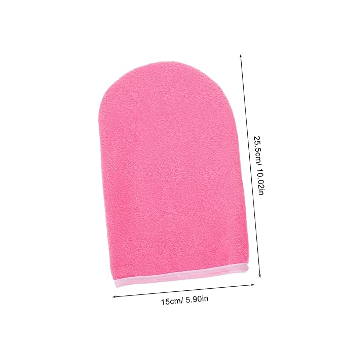 1 Pair Paraffin Wax Gloves Wax Mitts Cloth Mitts Rosy Polyester Hot Wax Hand Covers
