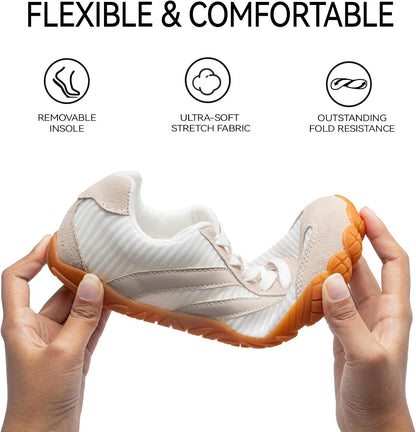 Women Casual Sneakers,Wide Toe Box Shoes Women Zero Drop Barefoot Shoe Men,Minimalist Trail Running Shoe,Non-Slip Lightweight Breathable Comfortable Fashion Walking Hiking Shoes Unisex