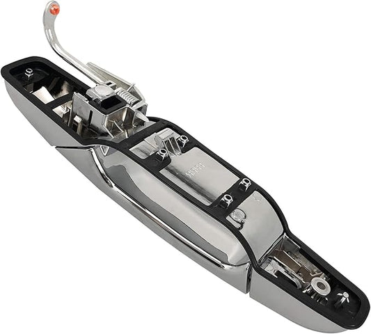 80547 Rear Chrome Exterior Door Handle Right Passenger Side for Chevrolet Avalanche Silverado Suburban Tahoe GMC Sierra Yukon Escalade 2007-2013, 15915620 22738726 GM1521130