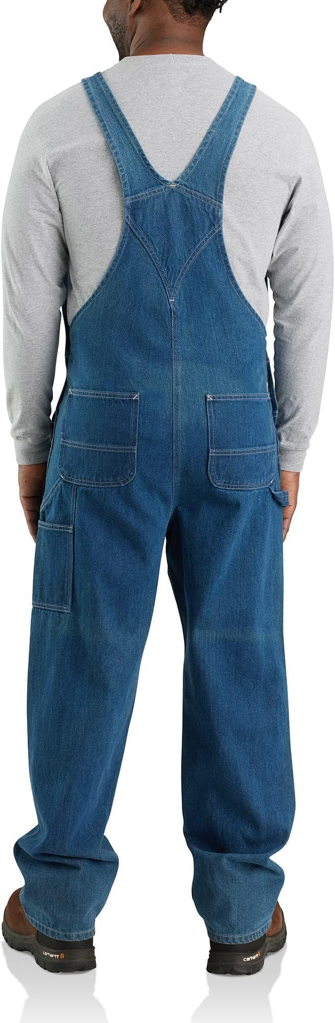 Carhartt Men's 104672 Loose Fit Denim Bib Overalls