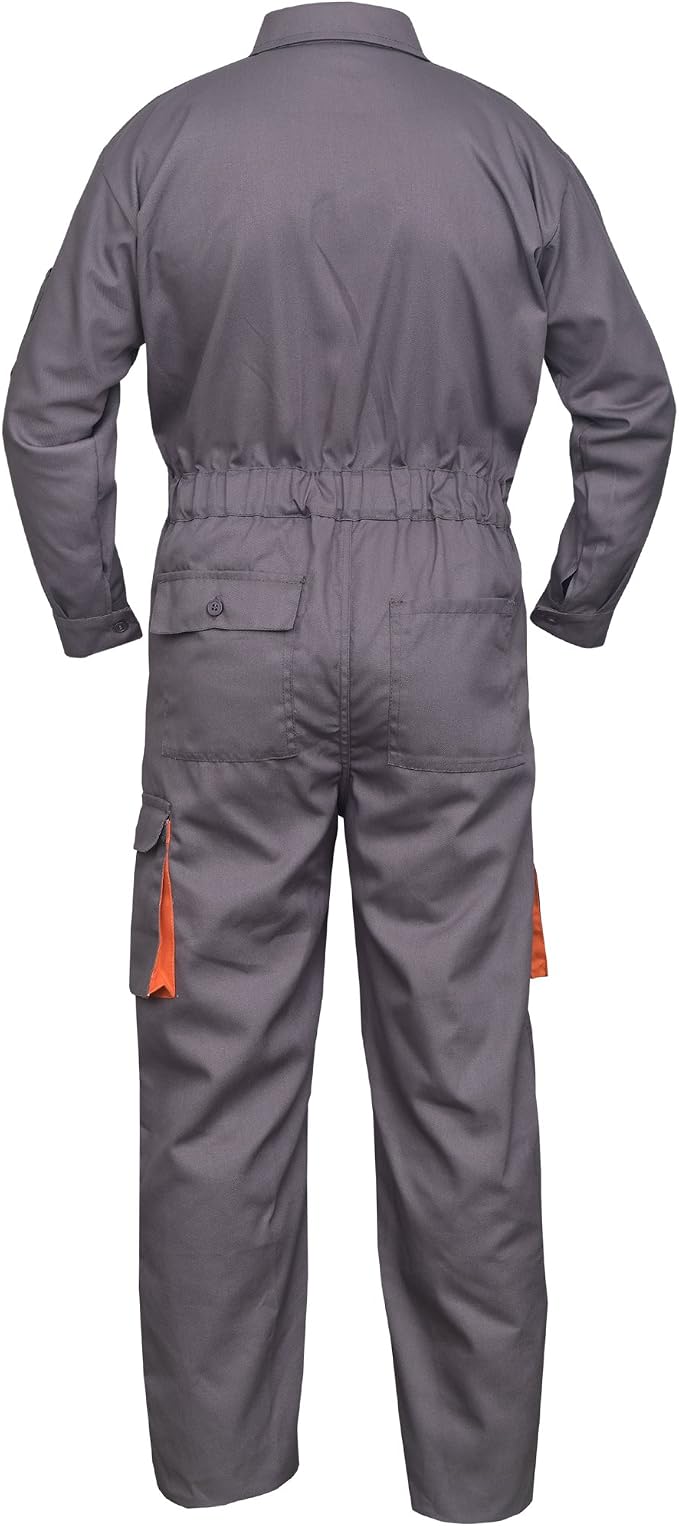 Generic Coveralls Work Wear Men's Overalls Boiler Suit Coveralls Garage Overalls Mechanics Boilersuit Protective