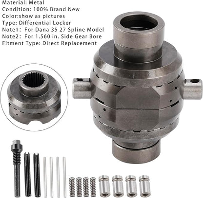 Rear Differential Locker SL M35-1.5-27 For Jeep Wrangler Dana 35 27 Spline 1984-2004