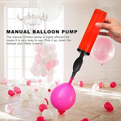 Handheld - Ballon Inflator Pump - 2-Way Dual Action Balloons Pump Inflator Air Pump for Balloons Easy to Use Ballon Inflator Pump