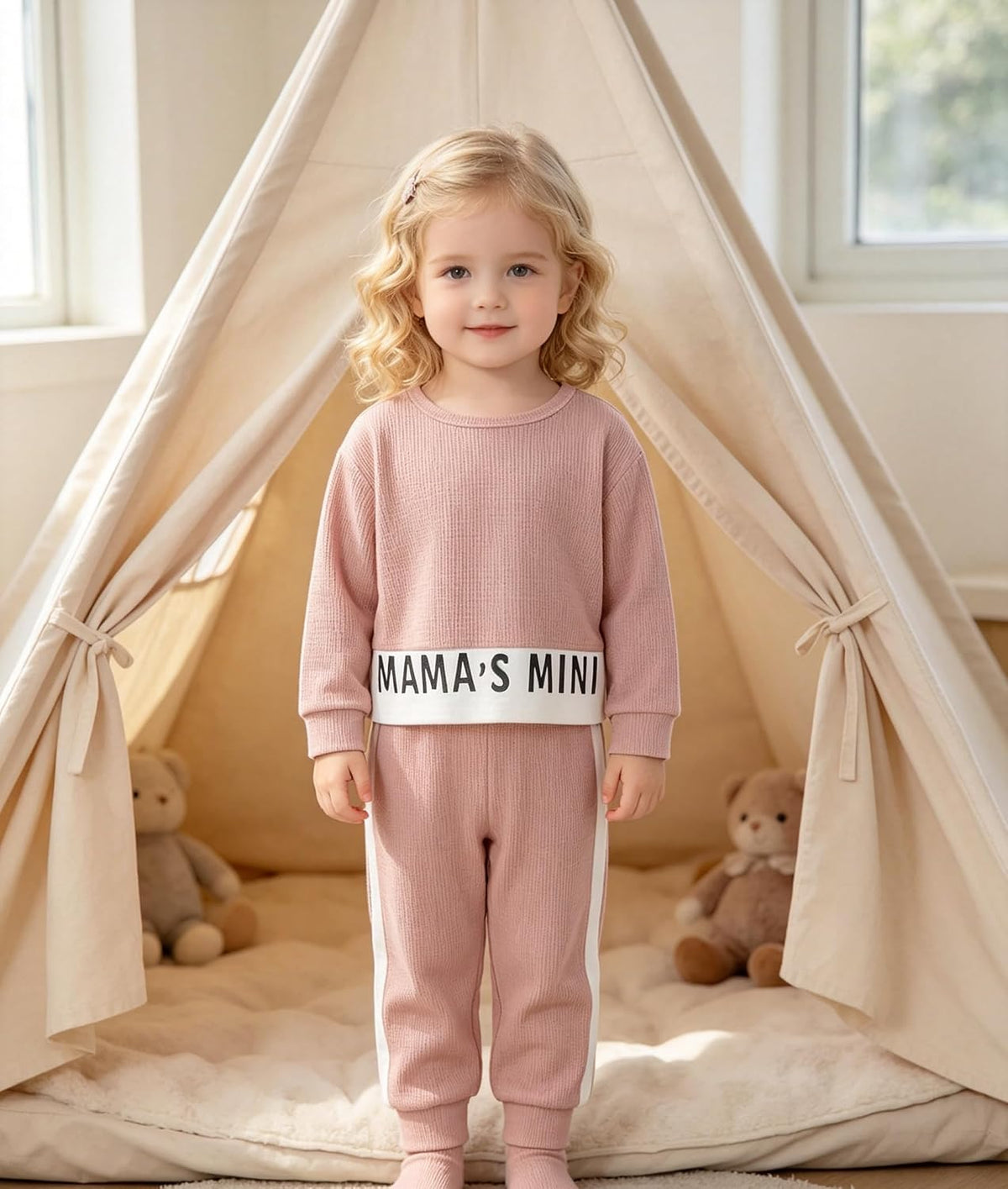 Toddler Baby Girls Clothes Outfits Long Sleeve Pullover Sweatshirt Tops + Pants Set Fall Winter Sweatsuits 1-6T