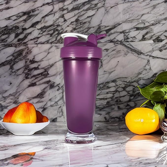 Shaker Cup 20oz with blender ball and lid (Blue)