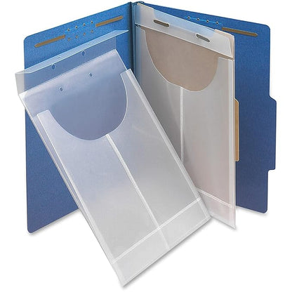 Smead Poly File Retention Jacket, 34" Expansion, LetterLegal, Clear, 24 per Box (68191)