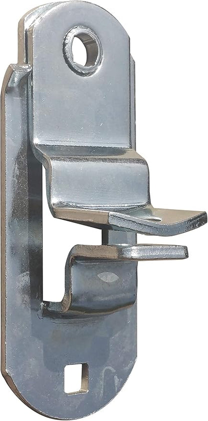 Trailer Door & Ramp Locking Hasp -4" Mounting- Cam Lock Latch Keeper -Zinc- Made in The USA