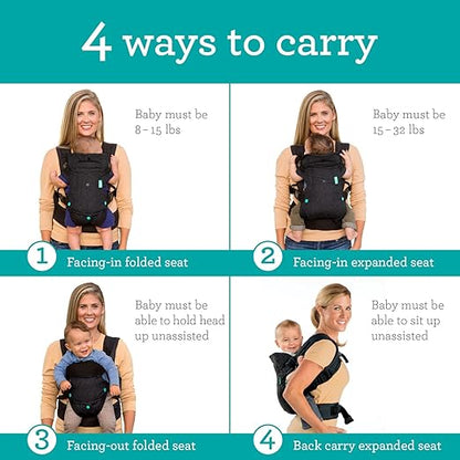 Infantino Flip Advanced 4-in-1 Convertible Carrier - gray, one size