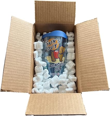 Bubblefast! Brand 3.5 cu. ft. (22.5 Gallons) Anti-Static Packing Peanuts Popcorn (White)