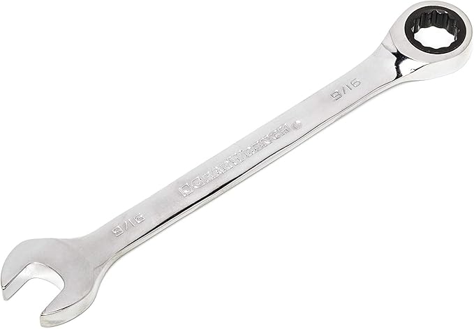 GEARWRENCH 12 Pt. Ratcheting Combination Wrench, 916" - 9018D