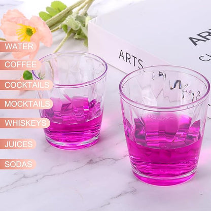 uxcell 17oz Acrylic Drinking Glasses, 2Pcs Plastic Reusable Tumblers Drinkware Unbreakable Water Glasses Cups Stackable  Dishwasher Safe for Home Outdoors Restaurant, Green