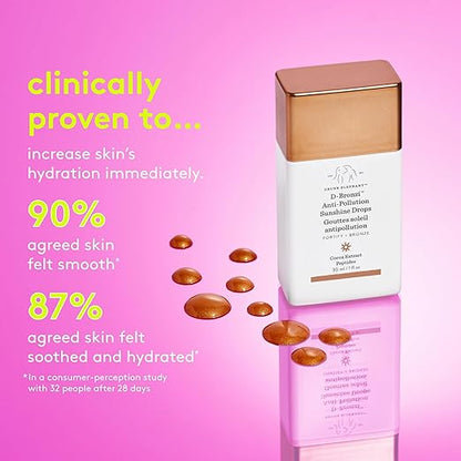 Drunk Elephant D-Bronzi Sunshine Drops - 30 ml1 fl oz - Bronzing Color Serum Drops - Clean Clinical Skincare - Cruelty-Free - Dermatologist-Tested - Free of Essential Oils, Silicones, and Fragrance