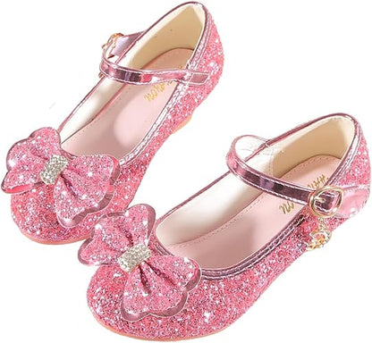 High Heels for Kids Princess Shoes Flats Wedding Party for Girls Toddler Little Kid
