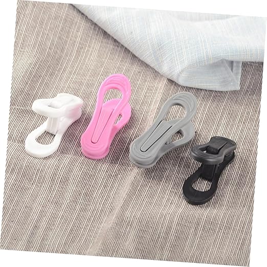 20 Pcs Coat Hanger Peeler Slicer Multi Hanger Clothes Pegs Nonslip Hangers Pea Clips for Hangers Towel Clips Clothespins Multifunctional Pants Rack Hanger Pant Hanger White Plastic