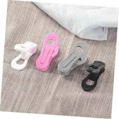 20 Pcs Coat Hanger Peeler Slicer Multi Hanger Clothes Pegs Nonslip Hangers Pea Clips for Hangers Towel Clips Clothespins Multifunctional Pants Rack Hanger Pant Hanger White Plastic