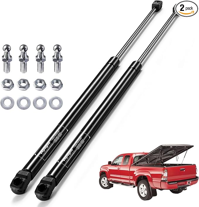 Vepagoo ST270EDI-45 27 inch 45Lb200N Per Gas Struts Shock Lift Support for Truck Bed Cover Undercover Topper Pickup Tonneau Cover and Other Heavy Duty Application, 2pcs (1 Pair)