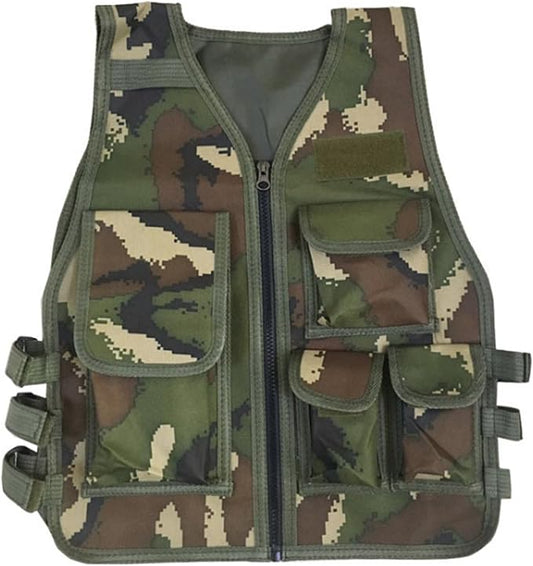 Kids Army Camouflage Outdoor Combat Vest