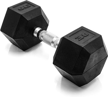 CAP Barbell Coated Hex Dumbbell Weight | Multiple Options (30 lbs)