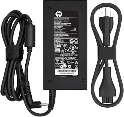 150W 7.7A AC Charger 917649-850 fit for HP ZBook 15 G4 G5 G6 Fury 15 17 G7 G8 HP Victus Charger 150W TPN-CA11 TPN-DA09 Blue Tip Laptop Power Supply Adapter