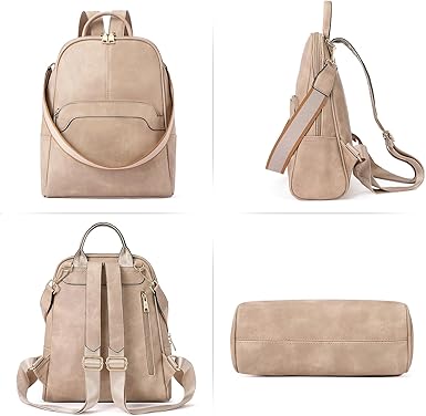 CLUCI Womens Backpack Purse Travel Backpack Leather Convertible Ladies Designer Daypack Shoulder Bags