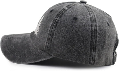 GzacDeope Bigfoot Hats for Men Women, Funny Adjustable Cotton Embroidered Sasquatch Baseball Cap