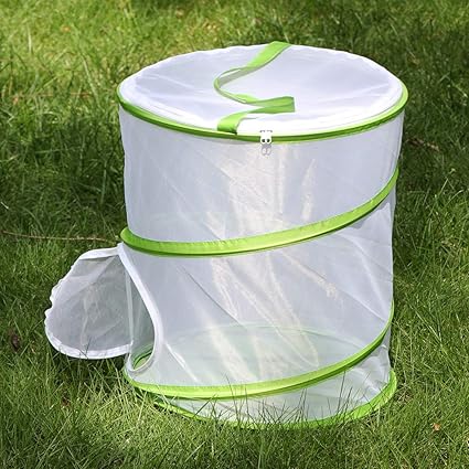 RESTCLOUD Insect and Butterfly Habitat Cage Terrarium Pop-up 12" x 14" Tall