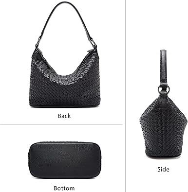Women Genuine Leather Handbag for Women Large Work Tote Bag with Top Handle Purse Satchel Shoulder Bag for Women