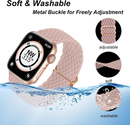 DOBSTFY Stretchy Braided Band for Apple Watch